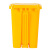曦巢 医疗废物垃圾桶 黄色诊所医院用脚踏式垃圾箱废弃物塑料桶（50L医疗脚踏桶）	