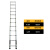 冠思尔梯子 伸缩梯 铝合金梯多功能升降梯工程楼梯竹节梯 单面梯4.6米