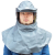 苏泰 耐酸碱头罩 防护披肩帽 防化学飞溅防尘防水头罩防工业粉尘 灰色 5天