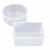 圆形塑料水槽方形实验试剂瓶托盘加厚大号容器透明塑料水盆试验盒 水槽圆形直径20*10cm