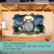天尚喷画卡通动漫可爱龙猫壁画儿童房卧室装饰墙纸房间墙贴画防水贴纸 龙猫-5 小号（90*60cm