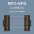 广昌兴（G.C.X）电信级 万兆多模 光纤跳线 MPO-MPO 12芯 OM3 15米 低烟无卤母头支持40/100g光模块收发器