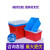 加厚塑料水箱塑料桶储水桶长方形养殖装鱼水产箱泡瓷砖 90蓝色加厚无盖670*450*355