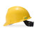 普力捷MSA梅思安 V-GarcIPE标准型安全帽黄色PE帽壳一指键帽衬针织吸汗带D型下颏带单位：个