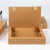 PULIJI10个档案盒牛皮纸能装档案袋加宽加大35×25×5cm大容量大号文件盒纸质资料盒牛皮纸