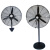 工业电风扇大功率强力落地扇工厂商用超强大风量摇头壁挂式牛角扇 500落地 （三米线  塑钢叶）
