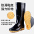 重庆高筒雨鞋防水男士牛筋底防滑耐磨劳保三防雨靴水鞋胶鞋套 回力雨靴 41