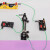 定制适用初中物理电学实验器材电路滑动变阻器电流表电压表灯座开关定值 基础小号电表套装(带盒子)