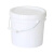 现货批发化工20L塑料桶白色PP广口桶涂料油漆压盖圆型胶桶化工桶定制 20L广口桶白色