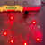 七彩阳台灯旋转灯笼专用LED红色灯配件电机配件走马灯灯珠小电机 LED黄色色灯珠6个加驱动一套价