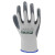 海太尔（HTR）80-221 丁腈掌涂手套 耐磨 耐油透气 组装 维修工业劳保手套  白/灰 12打 
