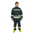 meikang 消防服 3C认证消防员演习应急救援服14式五件套装 175A 42码鞋 1套