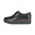 其乐（Clarks）女士休闲鞋时尚经典Airabell Tye厚底坡跟皮鞋个性舒适 Black Leather 35
