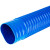 蓝色工业吸尘管pvc排风软管通风管机樨管25-40CM支持定做加厚 内径160mm