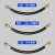 YFGPH 防爆挠性连接管4分扰性管连接穿线管软管接线钢丝编织金属/防爆挠性管 6分DN20*1000mm 一内一外螺纹 