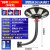 定制适用定制定制太阳能户外灯小区景观高杆飞碟路灯4米公园庭院 升级圆形款11000W+弯臂八面发光