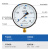 厂家直销上海仪川仪表厂空调水泵真空压力表径向安装Y150/1.6级 Y-150 -0.1-0.9MPA 负压1公斤正压