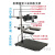 机器视觉实验支架 工业相机支架 CCD实验支架+万向光源打光架 600mm螺纹杆微调旋钮