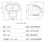 汽车射灯小钢炮led透镜小钢炮12v24伏透镜改装货车前杠激光灯雾灯 透镜大聚白光单灯一个 对装