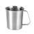 加厚304不锈钢量杯2000ml奶茶咖啡量杯带刻度2L 拉花杯实验杯量筒 不锈钢500ml量杯