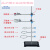 铁架台固定架(不含配件)铁三环蝴蝶十字夹烧瓶夹冷凝管夹 铁架台(不含配件)