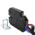 快递柜锁XG07售货机锁小型储物柜电磁锁12v24v电控锁5v柜门电子锁 XG-07E[12V四线塑料钛丝款]_-