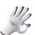 Rockwell 装卸打包机械维修耐油浸胶手套 劳保手套灰色 NL1002 1副 S(7寸)