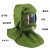 LISM披肩面罩石材切割喷漆打磨粉尘作业工厂装修打磨防尘面罩披肩头罩 绿色喷砂帽(雨绸布PC屏)