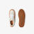 鳄鱼（LACOSTE） 厚底女士板鞋 L001系列 增高透气舒适运动板鞋 徒步休闲低帮鞋 卡其色 39