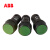 ABB带UL认证指示灯控轻触开关复位平钮CP1-10R-20 ;62000018 绿色 塑料圈 复位平钮