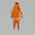 赛菲普诺 TJ(ZX)FHF-JYDC 消防员特级化学防护服  裸件+选配外界气源接头 橙色 