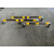 不锈钢护栏M型钢管挡车器加厚U型护栏防撞路桩防护道路挡车警示柱 201-u型护栏-300mm1500mm76