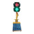 黑龙江交通红绿灯驾校太阳能可移动升降信号灯障碍灯厂家直销 200mm交通红绿灯