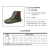 搏峰（BOFENG）高帮解放鞋 GZX2 防滑透气劳保鞋胶鞋 绿色 43码