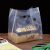 手提袋一次性甜品外卖袋披萨寿司袋子塑料袋包装袋烘焙打包袋 SAY HELLO透明 1捆50个 小号20x30底12