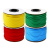 内齿梅花型机打号码管红黄蓝绿彩色套管PVC空白线号管0.75-10平方 8平方 红色