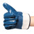 瑞珂韦尔（Rockwell）  劳保手套装卸打包机械维修耐油丁腈橡胶涂胶手套工业耐磨防滑手套 5副装  DA1001