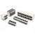 RJ45插座网络接口RJ11 8P8C 1x1 1x2 1x4 1x8 2x4 2x8 带灯百千兆 RJ45 2x4 8口 带灯 带弹