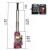 固安巧昱骐4吨4T双节液压千斤顶 越野车商务车换3节 4吨双节 (加高越野车版