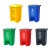 籣狮盾 脚踏分类垃圾桶 多色可选 （黑蓝黄红绿）80L/个