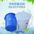 初诗 加厚塑料水桶 圆形桶储水桶大白桶垃圾塑胶桶 200L白660*660*820mm
