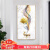 美誉度玄关装饰画现代简欧过道壁画背景墙晶瓷竖款 金鹿携福A75×150cm