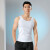 范迪慕 运动背心男紧身透气综合训练健身无袖上衣两件装  黑+白 L 