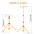 led充电投光灯应急灯户外灯球场广场地摊单头双头高支架长三脚架 1.6米三头-高度可调(加厚加重)