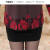 鄂尔多市产羊绒衫女士半高领开衫毛衣2021冬季新款加厚宽松中老年妈妈女装纯山羊绒外套 红色 3XL  建议140-150斤