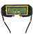 上柯 B2006 自动变光电焊眼镜 太阳能焊工眼镜 强光紫外线焊接氩弧焊防护眼镜 5只装