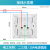 西门子（SIEMENS）开关插座 纤薄款五孔二三插86型墙壁强电暗装插座 荟绎系列皓月灰 五孔插座