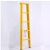 适配电工专用钢绝缘梯关节梯合梯人字梯电力检修专用绝缘直销 8米升降梯