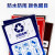 安小侠 垃圾贴纸 垃圾桶分类标识贴纸 标签贴高清写真贴纸提示牌 10可回收物15×20cm