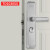 玥玛（YUEMA）TD1030 SS 防盗门锁套装通用型不锈钢入户大门C级钥匙防撬把手门锁
